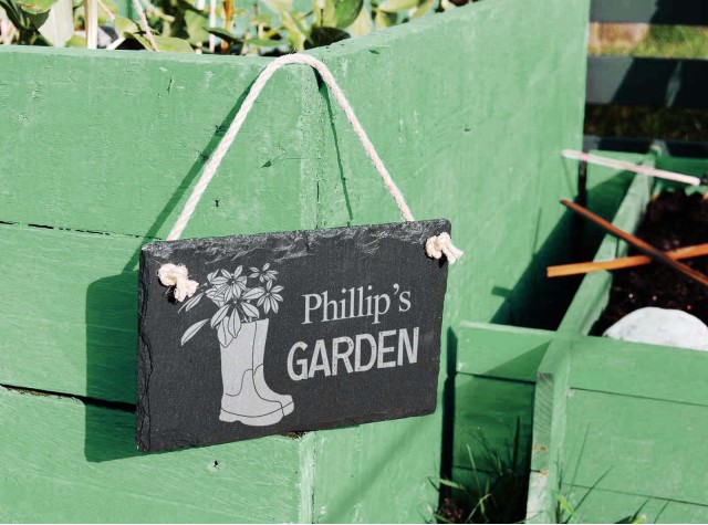Personalised Garden Hanging Sign